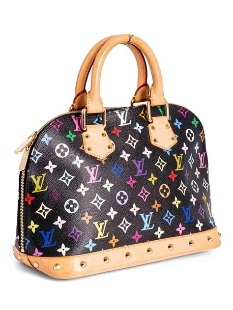 lv alma monogram black|alma mm monogram canvas handbags.